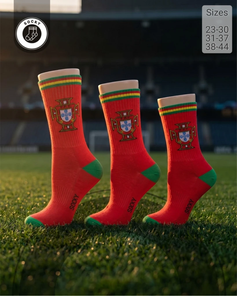 جوارب منتخب البرتغال ( جوز واحد )